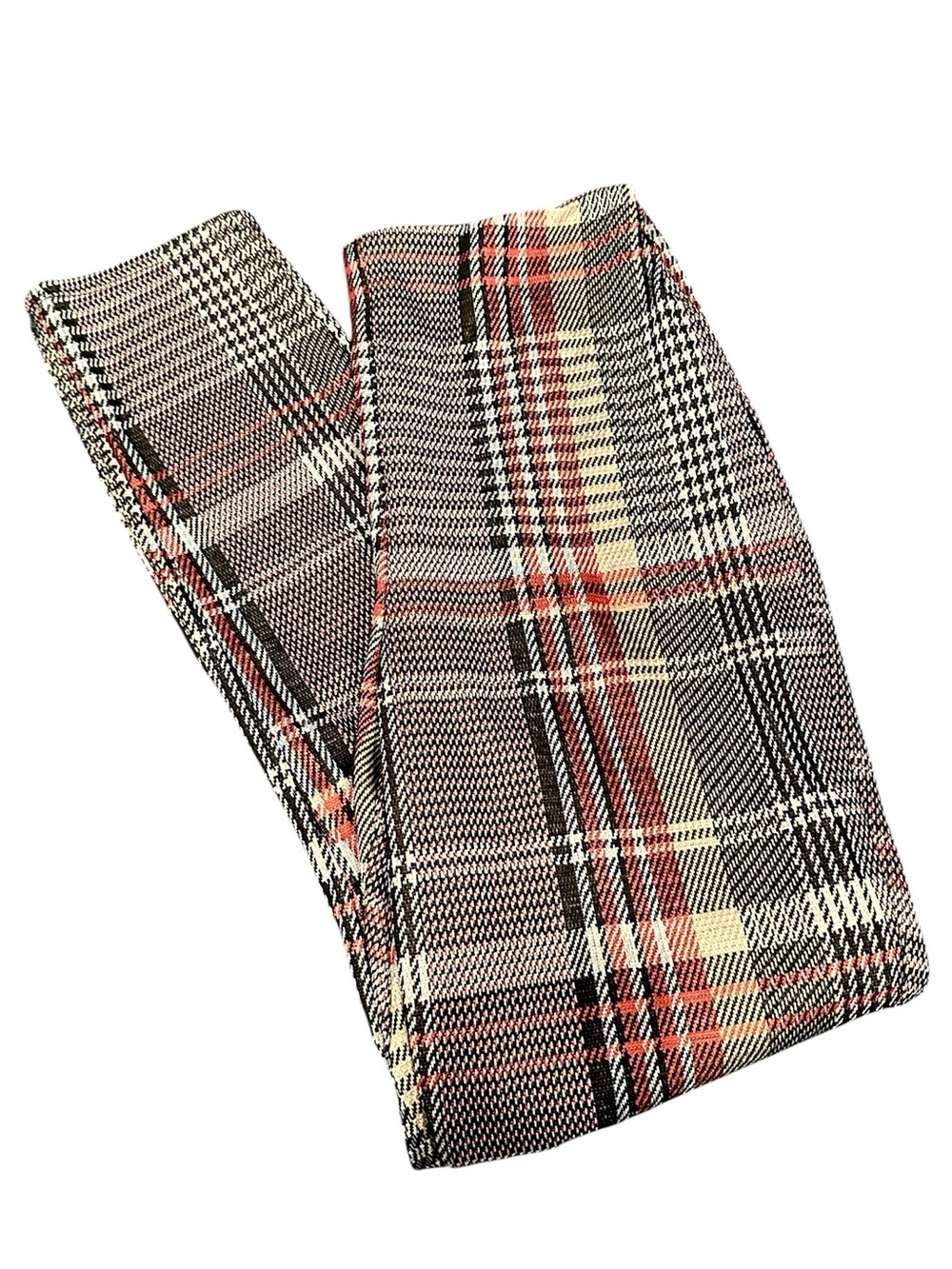 Fashion Nova Black/ Red Plaid Dress Pants Size L